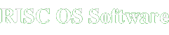 RISC OS Software
